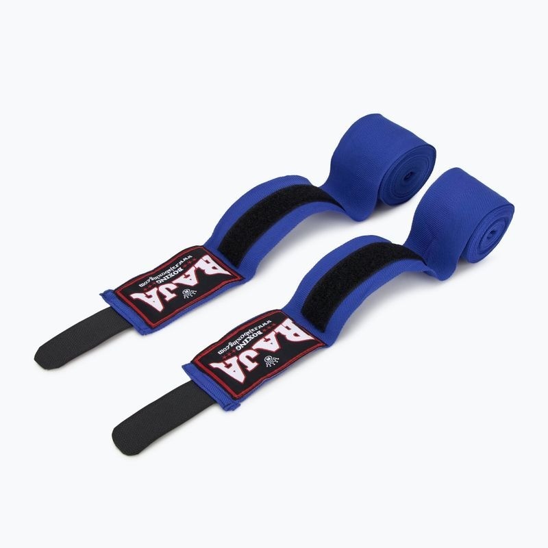 Raja Boxbandagen 4,5m Halbelastisch, Blau 2