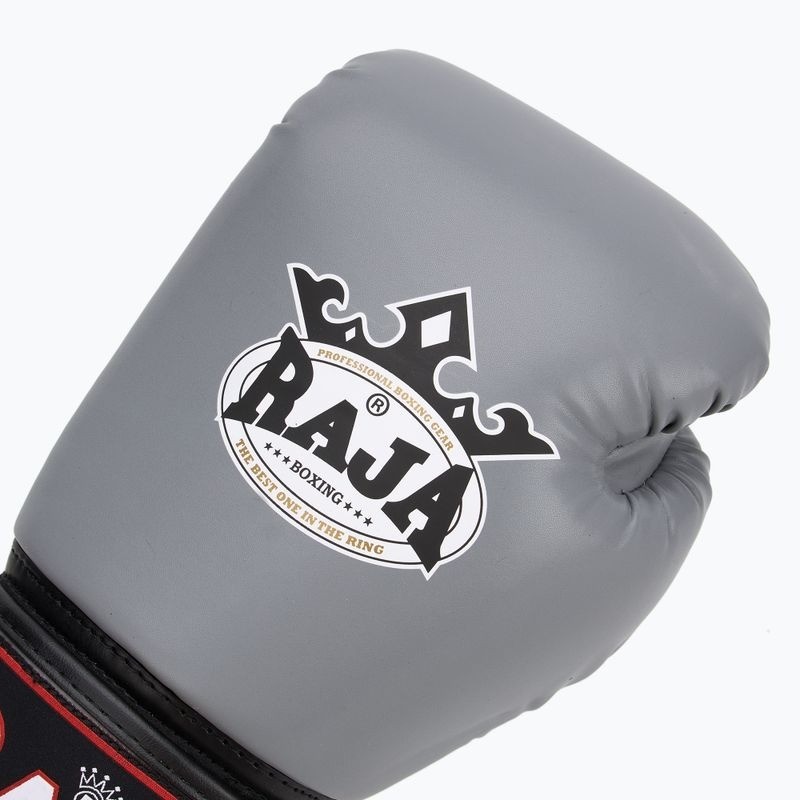 Raja Boxhandschuhe Standard Kunstleder, Grau 5