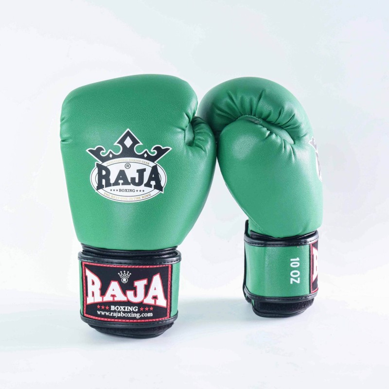 Raja Boxhandschuhe Standard Kunstleder, Grün 2