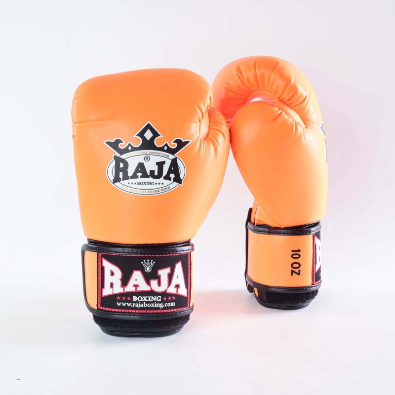 Raja Boxhandschuhe Standard Kunstleder, Orange 2