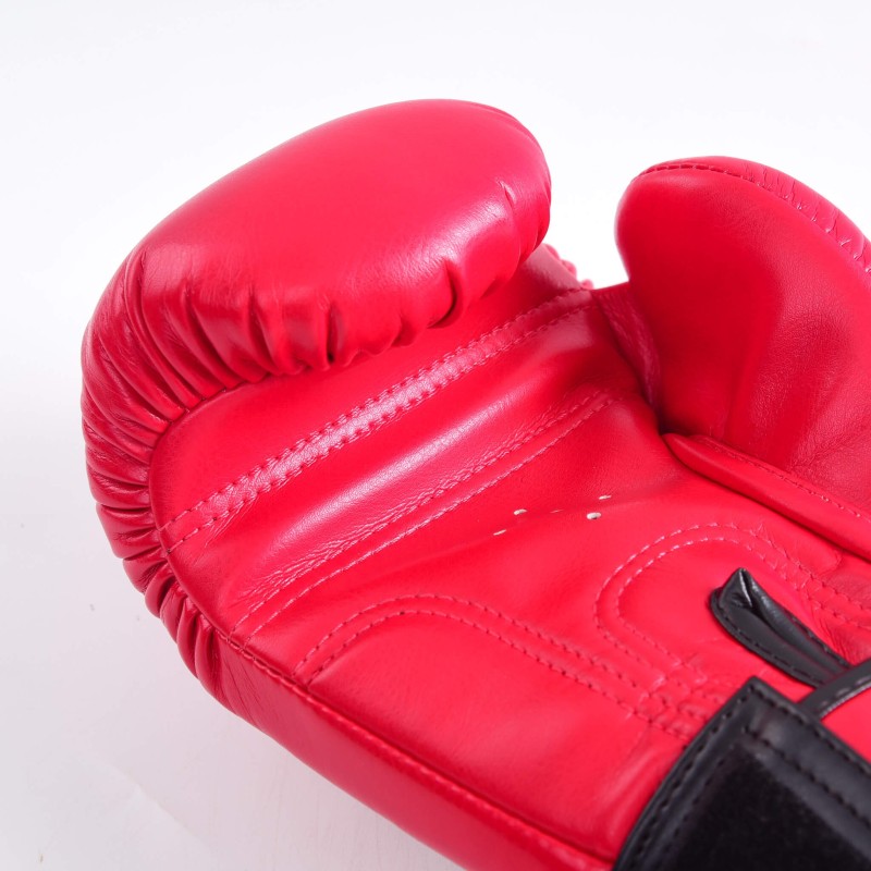 Raja Boxhandschuhe Standard Kunstleder, Rot 5