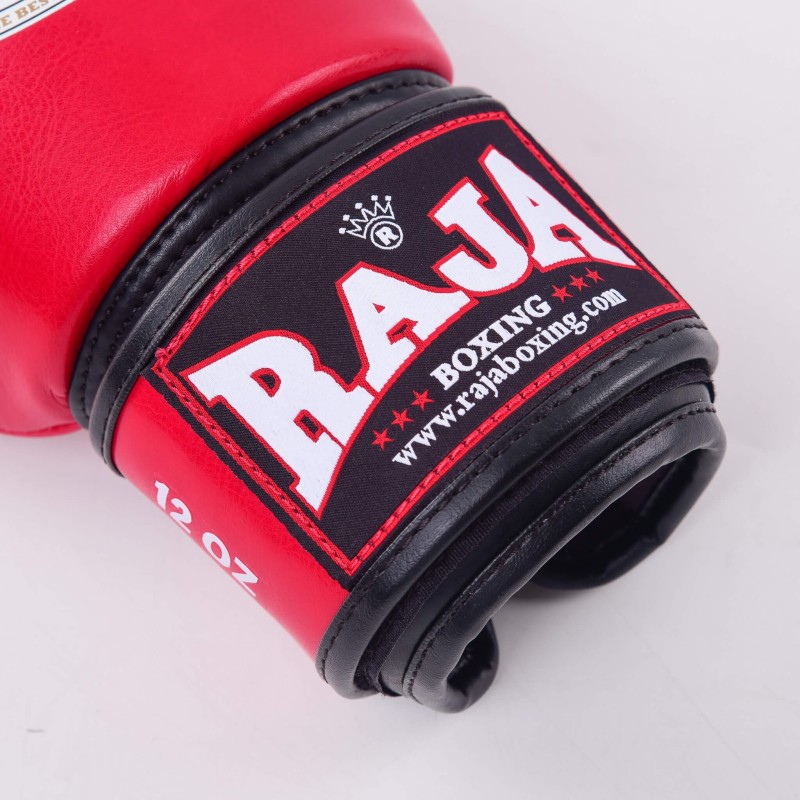 Raja Boxhandschuhe Standard Kunstleder, Rot 6