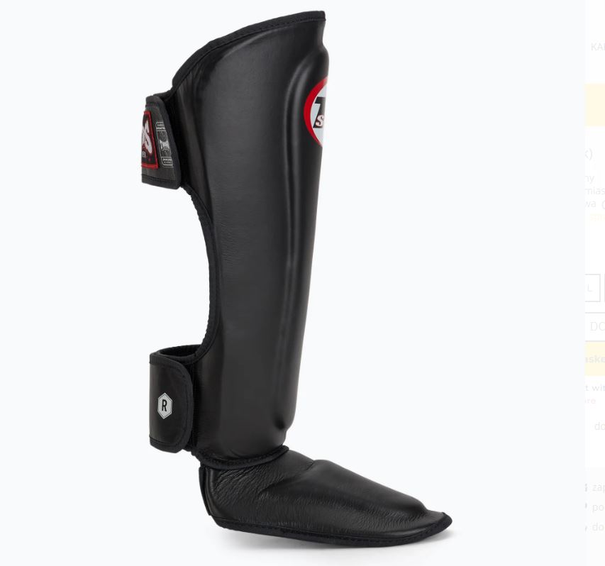 Twins Schienbeinschoner SGL12 Leder, Schwarz