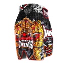 Twins Muay Thai Shorts Barong, Schwarz-Gelb