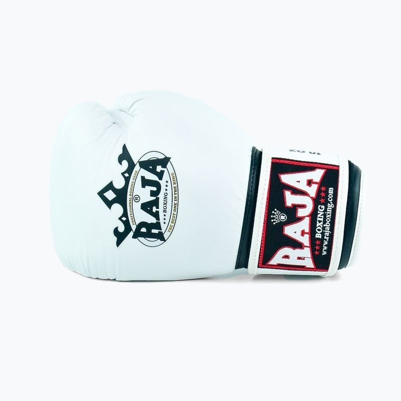 Raja Boxhandschuhe Standard Leder, Weiß 3
