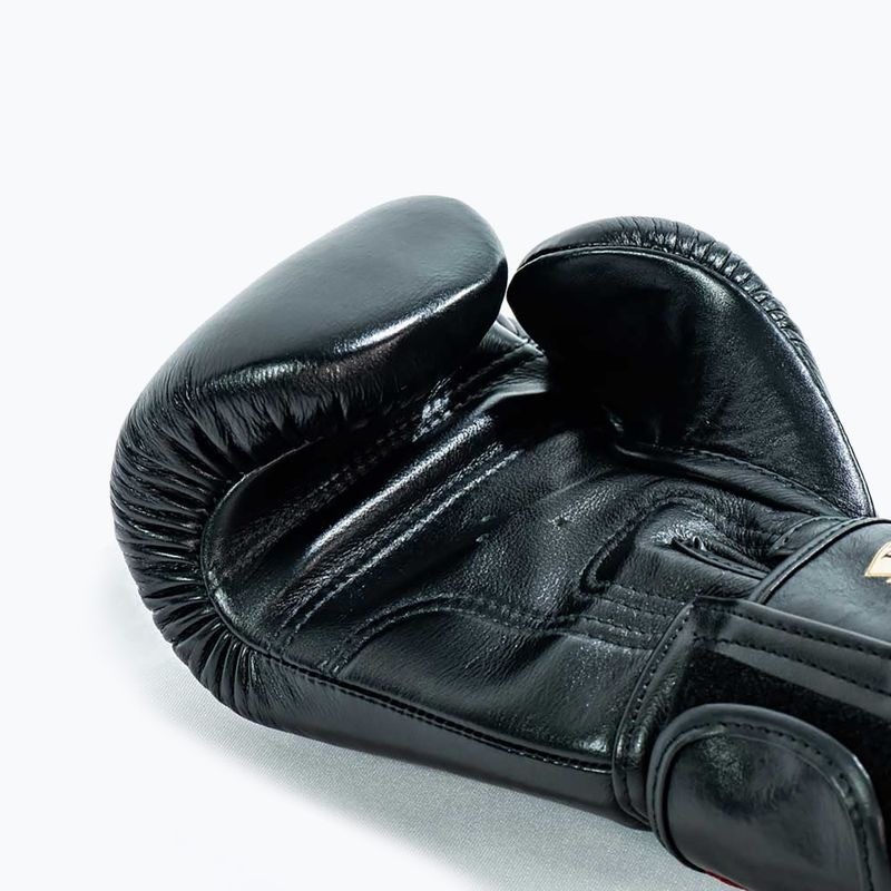 Raja Boxhandschuhe Standard Leder, Schwarz 2