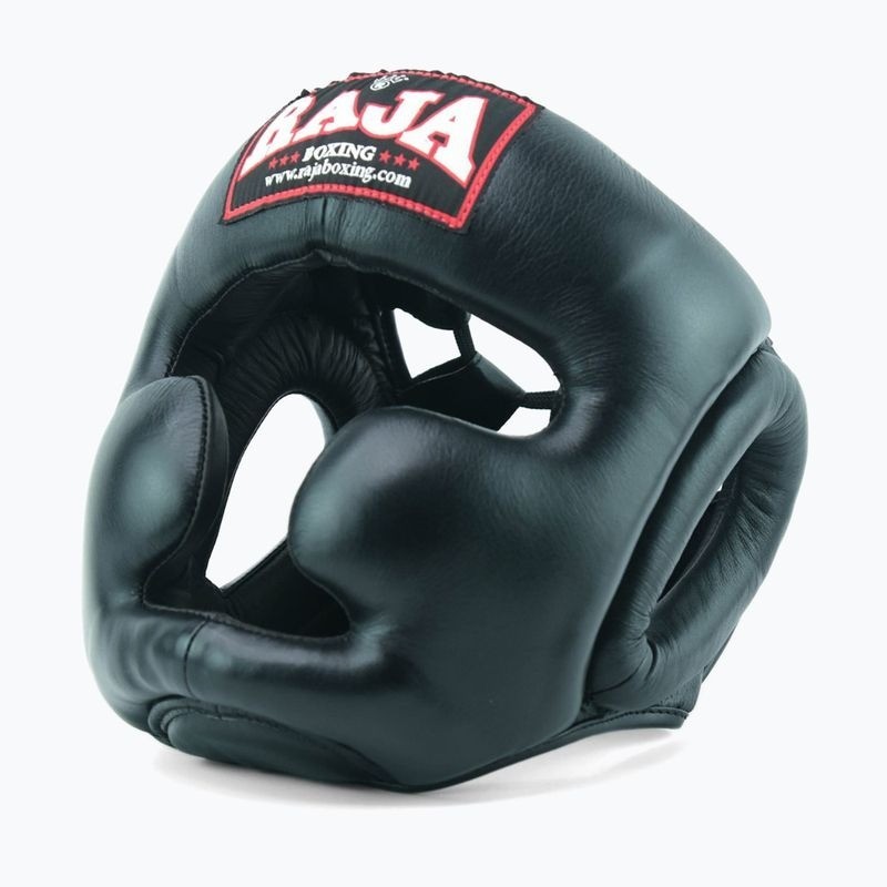 Raja Kopfschutz Kunstleder, Schwarz 2