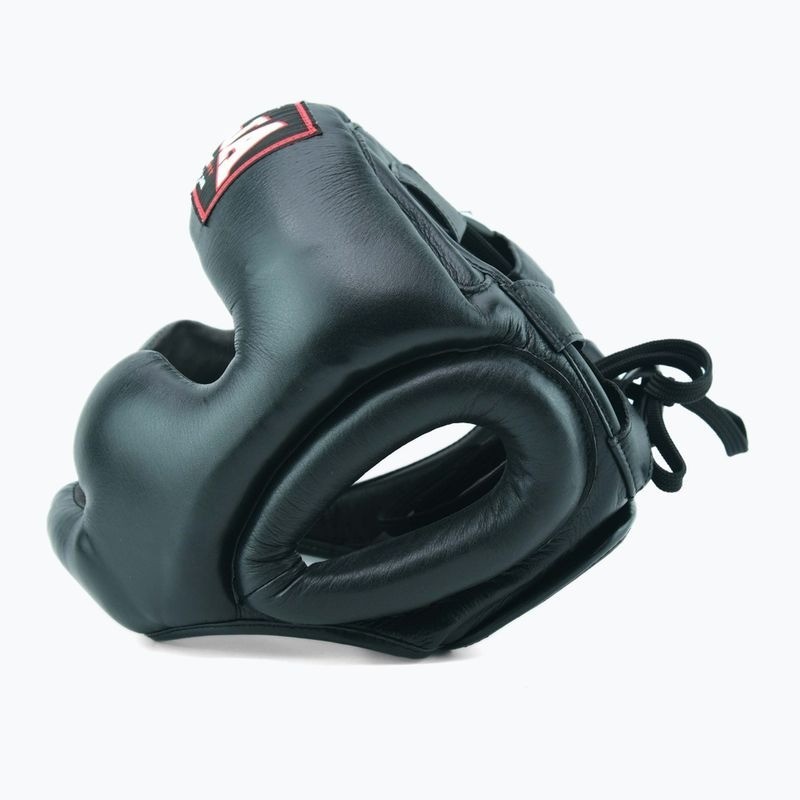 Raja Kopfschutz Kunstleder, Schwarz 3