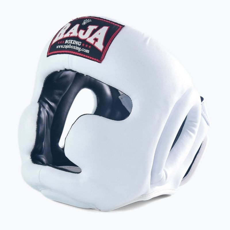 Raja Kopfschutz Kunstleder, Weiß 2