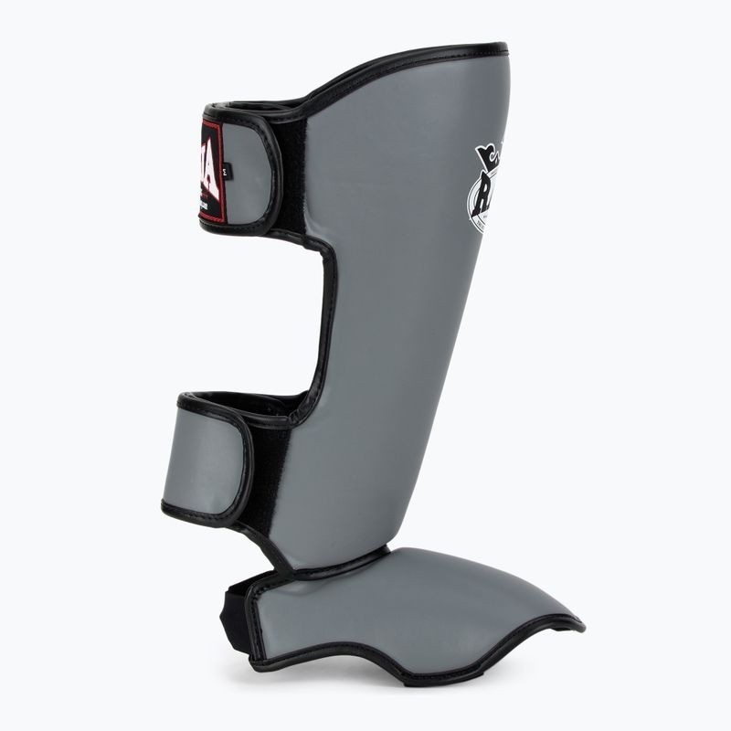 Raja Schienbeinschoner Kunstleder, Grau 2