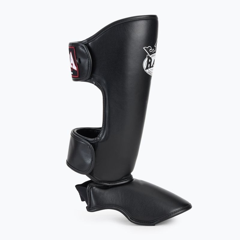 Raja Schienbeinschoner Kunstleder, Schwarz 2