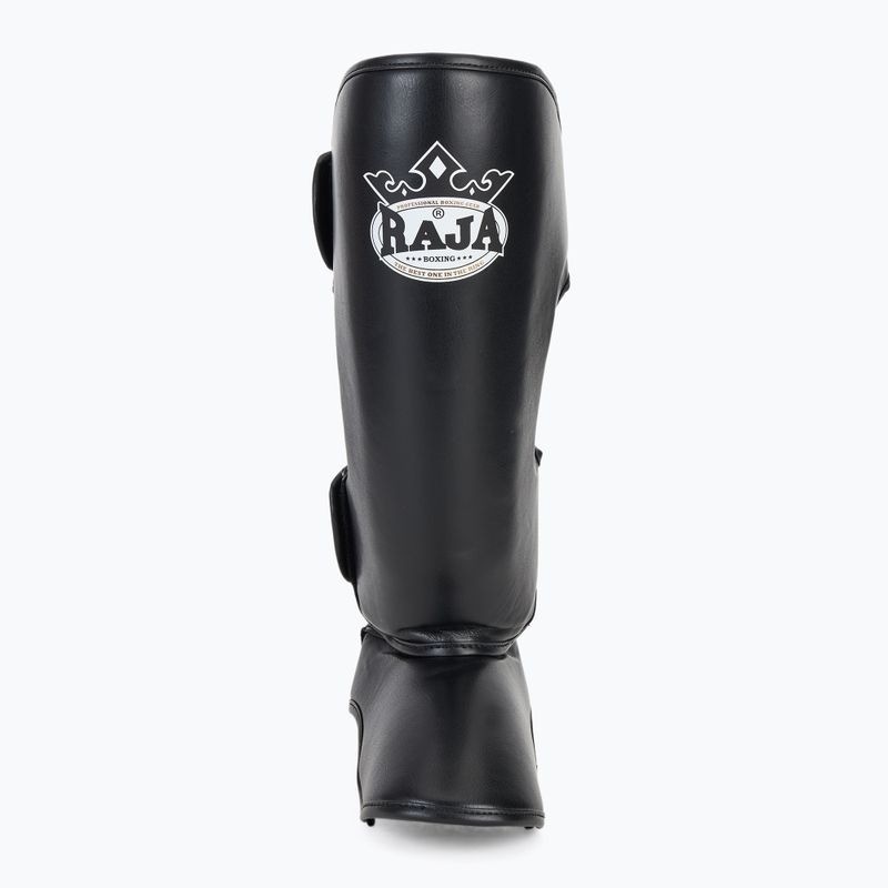 Raja Schienbeinschoner Kunstleder, Schwarz 4