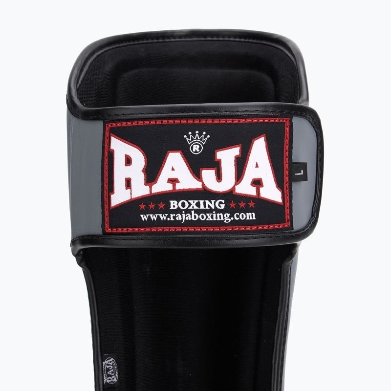 Raja Schienbeinschoner Leder, Grau 6