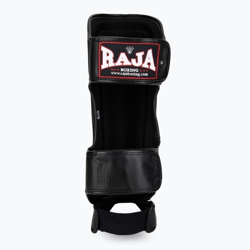 Raja Schienbeinschoner Leder, Schwarz 5