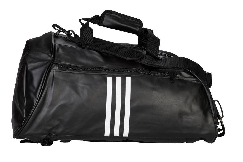 adidas Sporttasche/Rucksack COMBAT SPORTS 2in1 L PU, Schwarz-Weiss