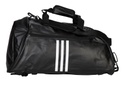 adidas Sporttasche/Rucksack COMBAT SPORTS 2in1 L PU, Schwarz-Weiss