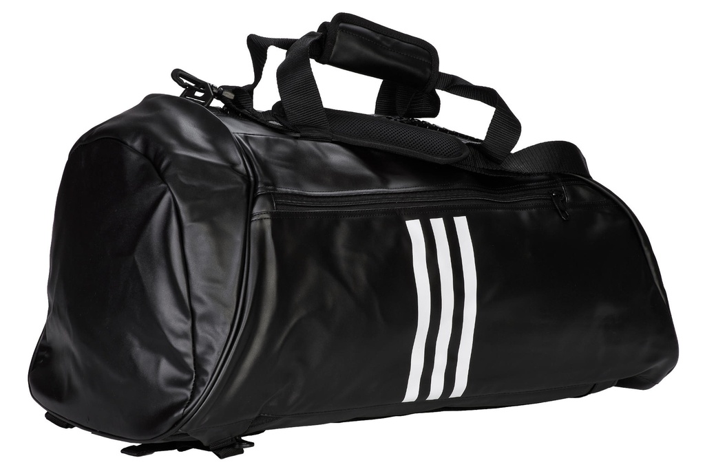 adidas Sporttasche/Rucksack COMBAT SPORTS 2in1 L PU, Schwarz-Weiss