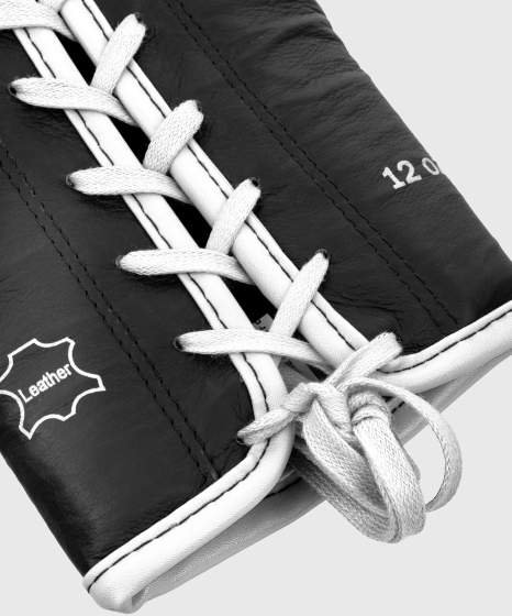 Venum Boxhandschuhe Shield Pro Fight mit Schnürung, Schwarz-Weiß 6
