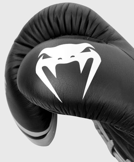 Venum Boxhandschuhe Shield Pro Fight mit Schnürung, Schwarz-Weiß 7