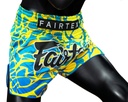 Fairtex Muay Thai Shorts BS1927, Blau-Gelb 3