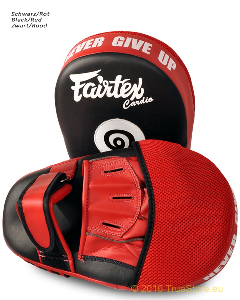 Fairtex Boxpratzen FMV12, Rot-Schwarz 3