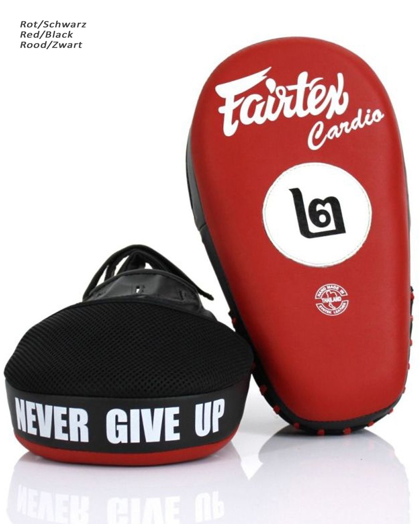 Fairtex Boxpratzen FMV12, Rot-Schwarz 4