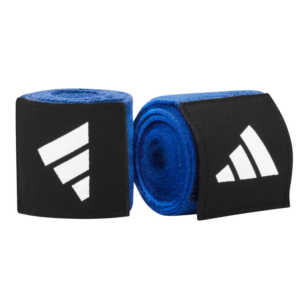 adidas Boxbandagen 2,5m Halbelastisch, Blau 2