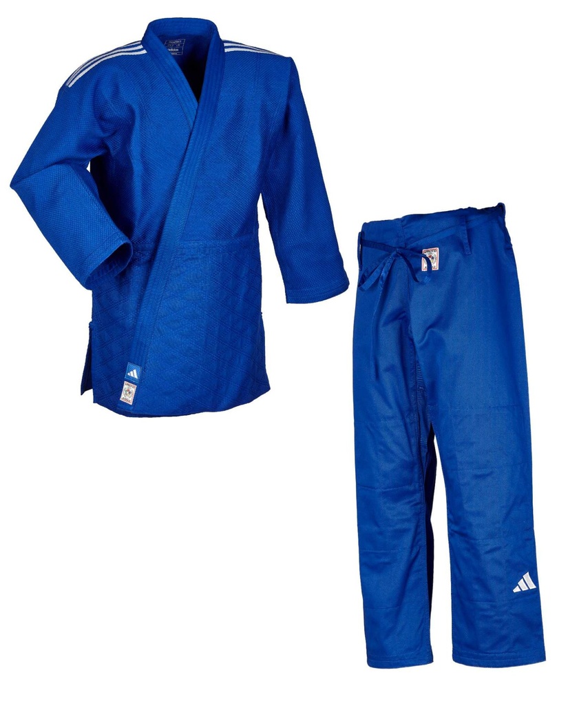 adidas Judo Anzug Champion III IJF Modell 2, Blau