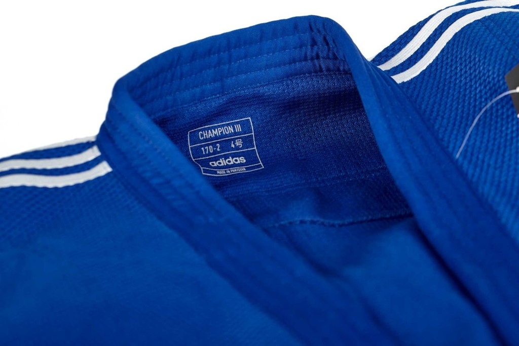 adidas Judo Anzug Champion III IJF Modell 2, Blau