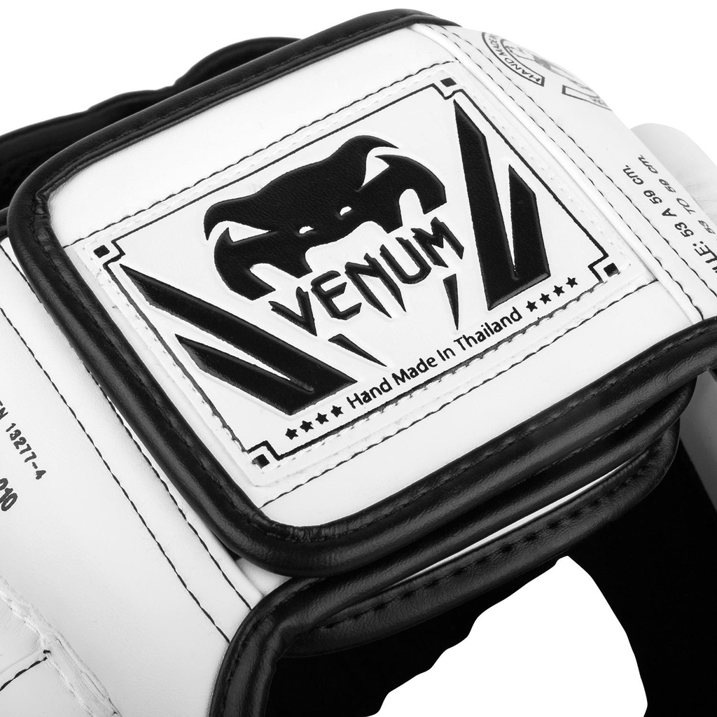 Venum Kopfschutz Elite, Weiß-Schwarz 6