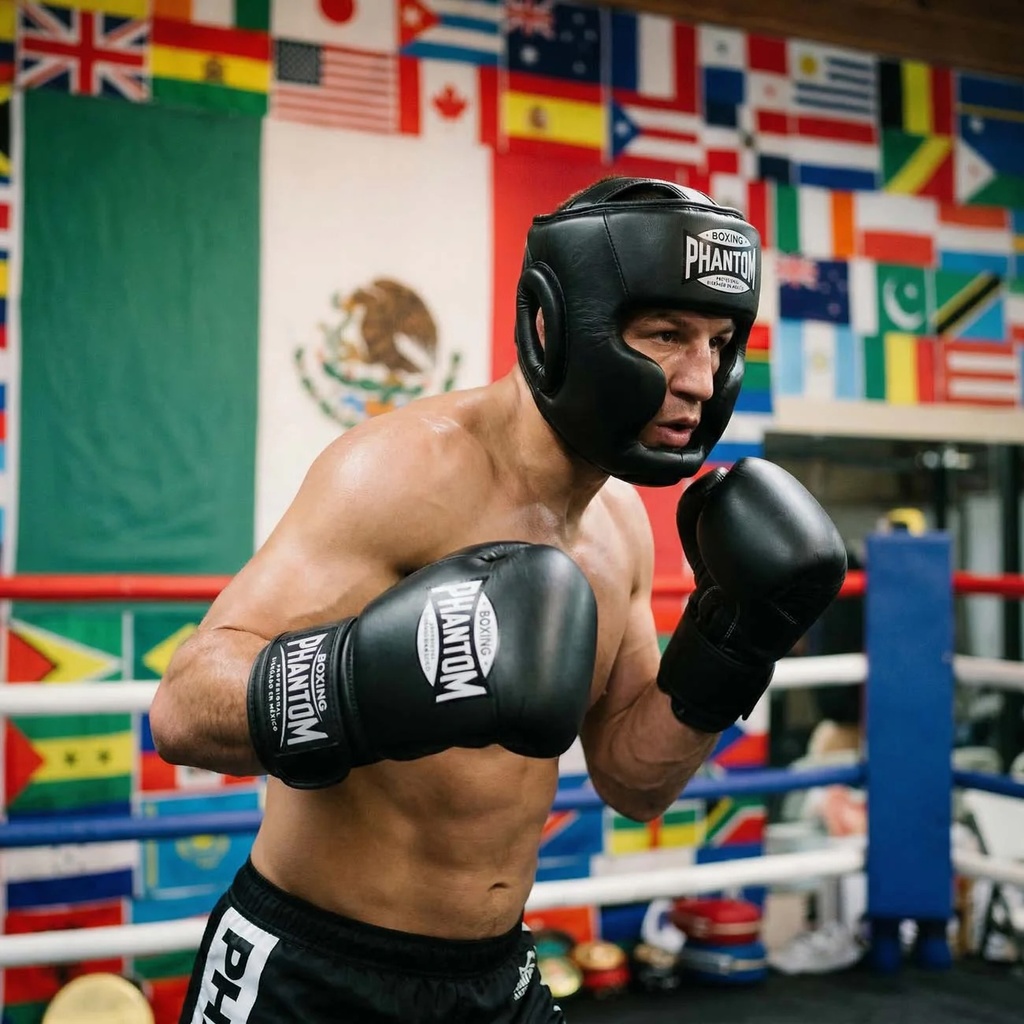 Phantom Kopfschutz Mexico, Schwarz 3