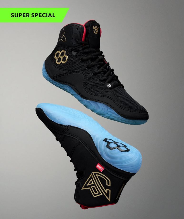 Rudis Ringerschuhe JB1 Black Bird, Schwarz-Blau 2