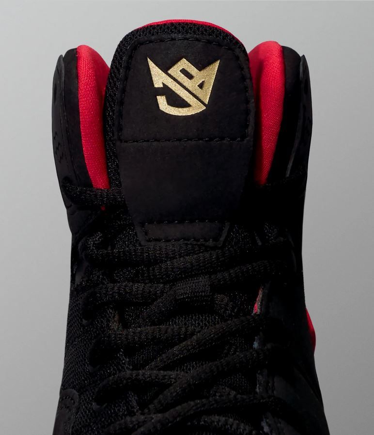 Rudis Ringerschuhe JB1 Black Bird, Schwarz-Blau 8