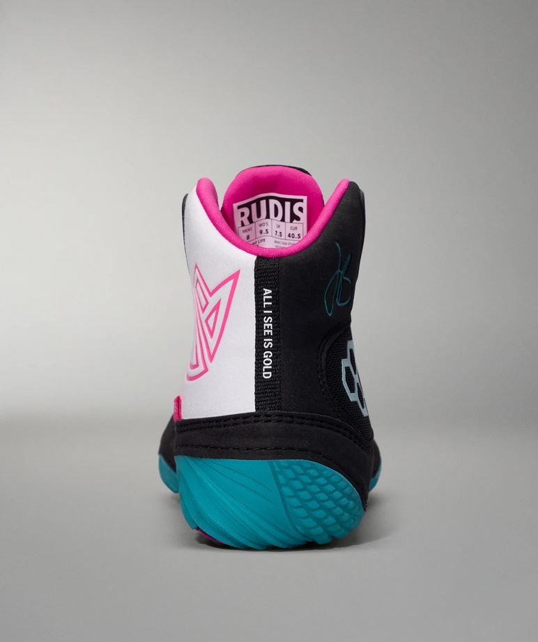 Rudis Ringerschuhe JB1 South Beach, Schwarz-Weiß 7