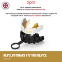 Opro Mundschutz Gold Braces für Zahnspangen, Schwarz-Gold 2