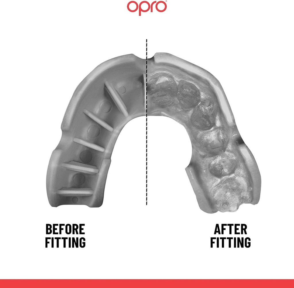 Opro Mundschutz Silver Grillz, Schwarz-Silber 4