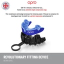 Opro Mundschutz Silver, Weiß-Schwarz 3