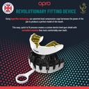 Opro x UFC Mundschutz Instant Custom-Fit, Weiß-Gold 4