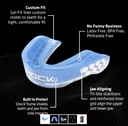 Shock Doctor Mundschutz Gel Max Power, Transparent-Blau 4