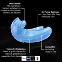 Shock Doctor Mundschutz für Zahnspangen Junior, Blue