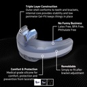 Shock Doctor Mundschutz Ultra für Zahnspangen, Blau