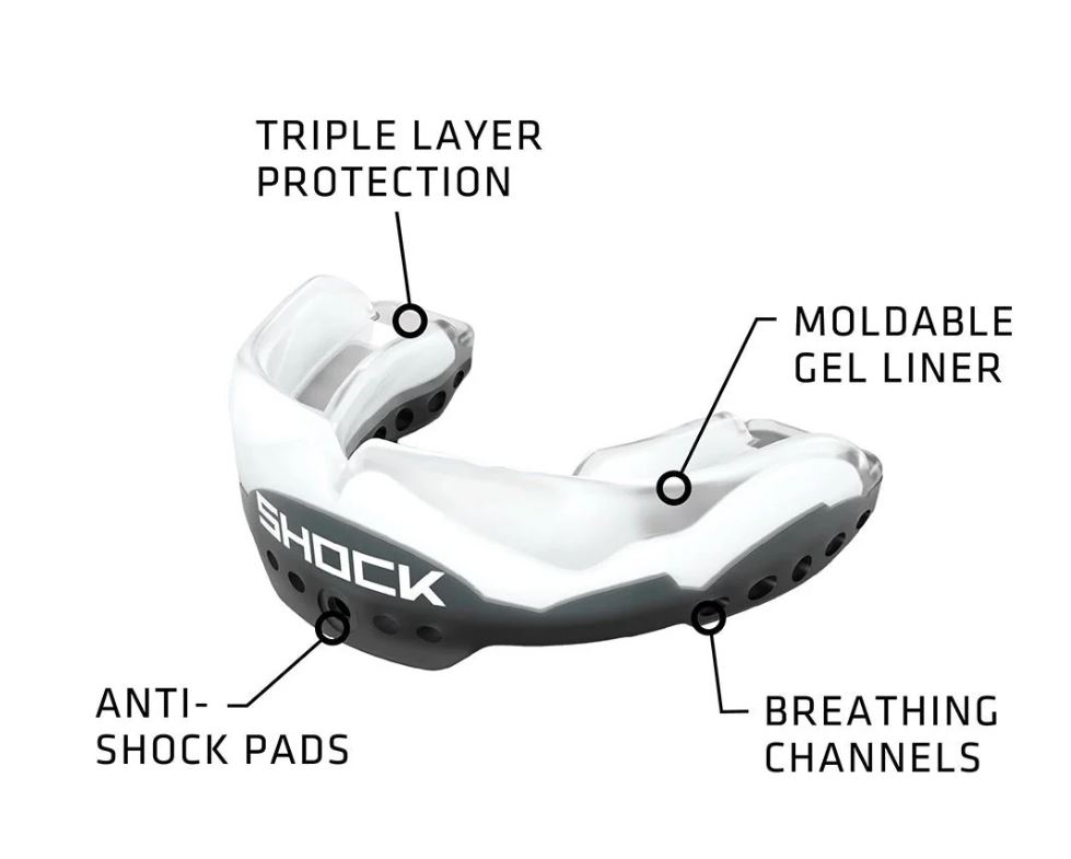 Shock Doctor Mundschutz Ultra STC 2, Weiß