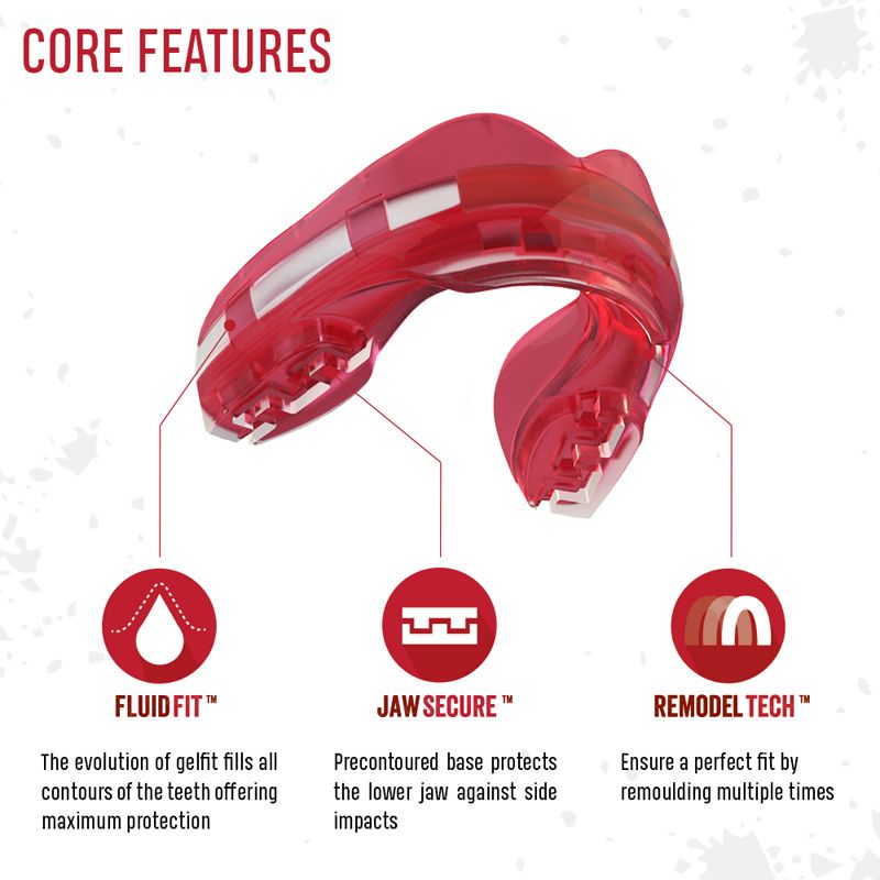 Safejawz Mundschutz für Zahnspangen, Pink 4