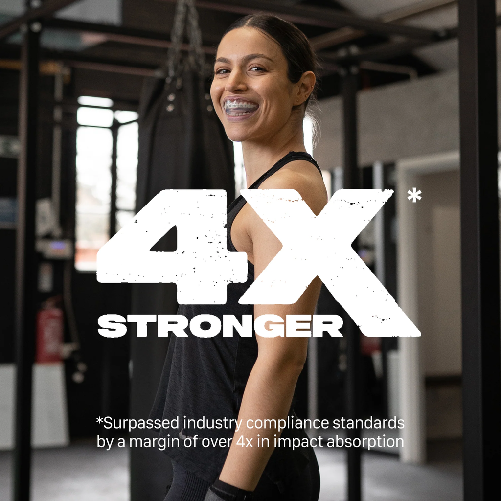 Safejawz Mundschutz für Zahnspangenträger Front Bracket, Schwarz 5