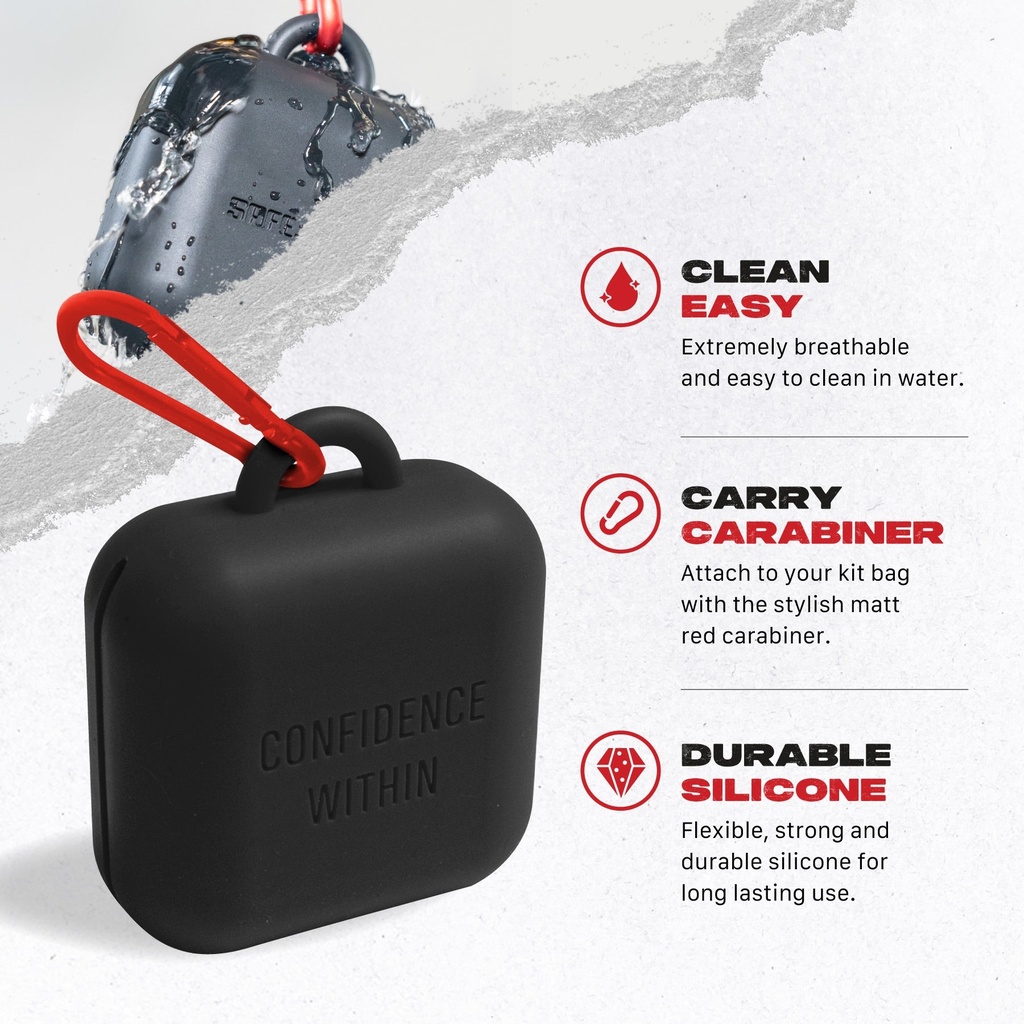 Safejawz Mundschutzdose, Schwarz 3