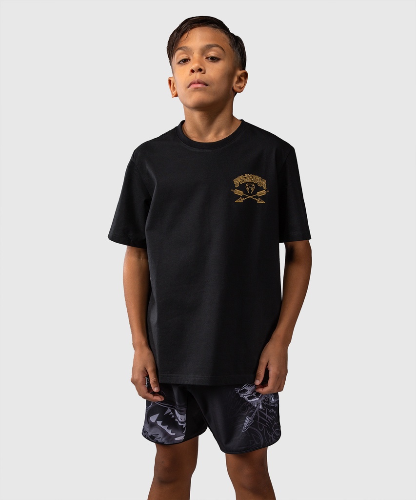 Venum T-Shirt Kids Wolf Atak, Schwarz-Grau 2
