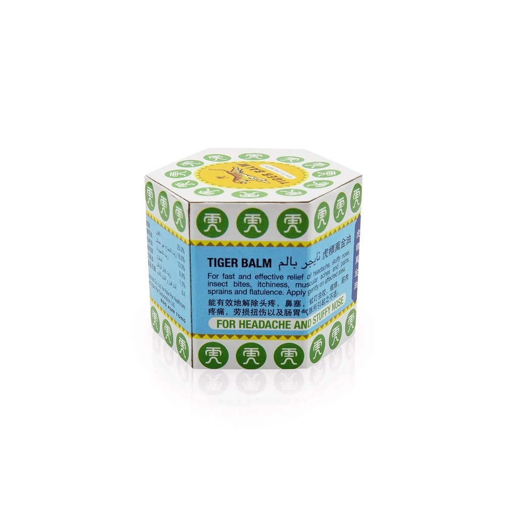 Tiger Balm Balsam 30g, Kühlend, Weiß 3