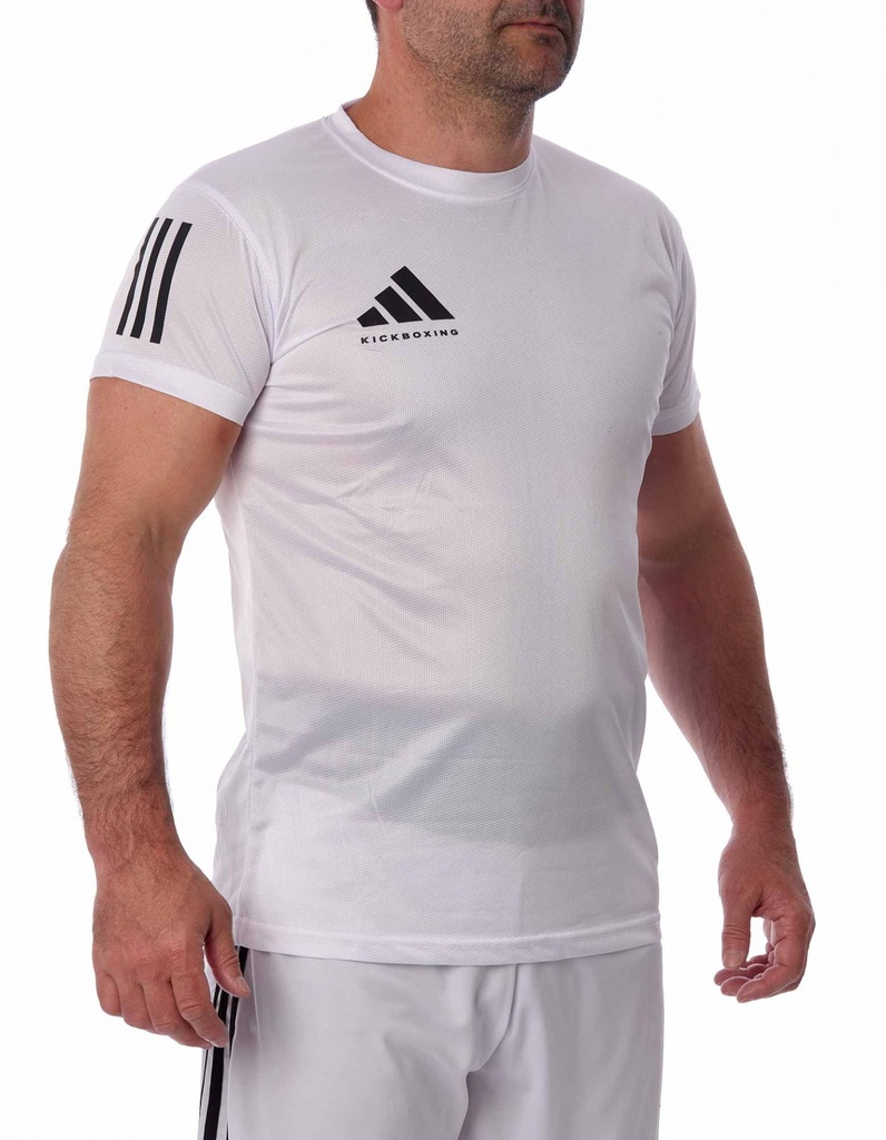 adidas T-Shirt Kickboxing Polyester, Weiß 2
