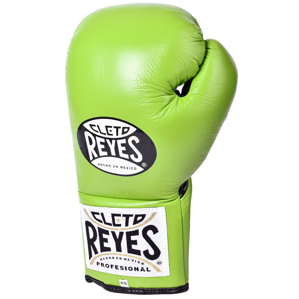 Cleto Reyes Boxhandschuhe Professional Fight mit Schnürung, Grün 2