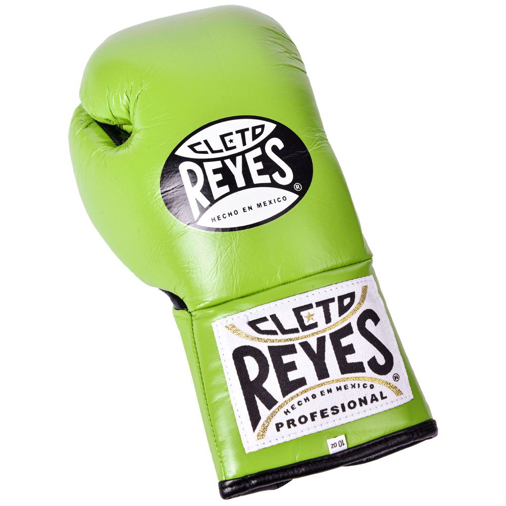 Cleto Reyes Boxhandschuhe Professional Fight mit Schnürung, Grün 4
